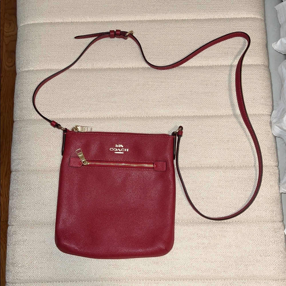 Coach Red Crossbody Bag - Picture 2 of 8